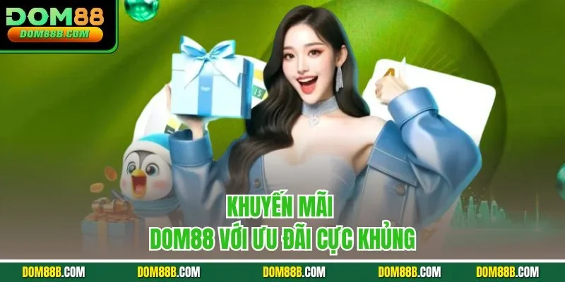 Khuyến mãi Dom88 với ưu đãi cực khủng